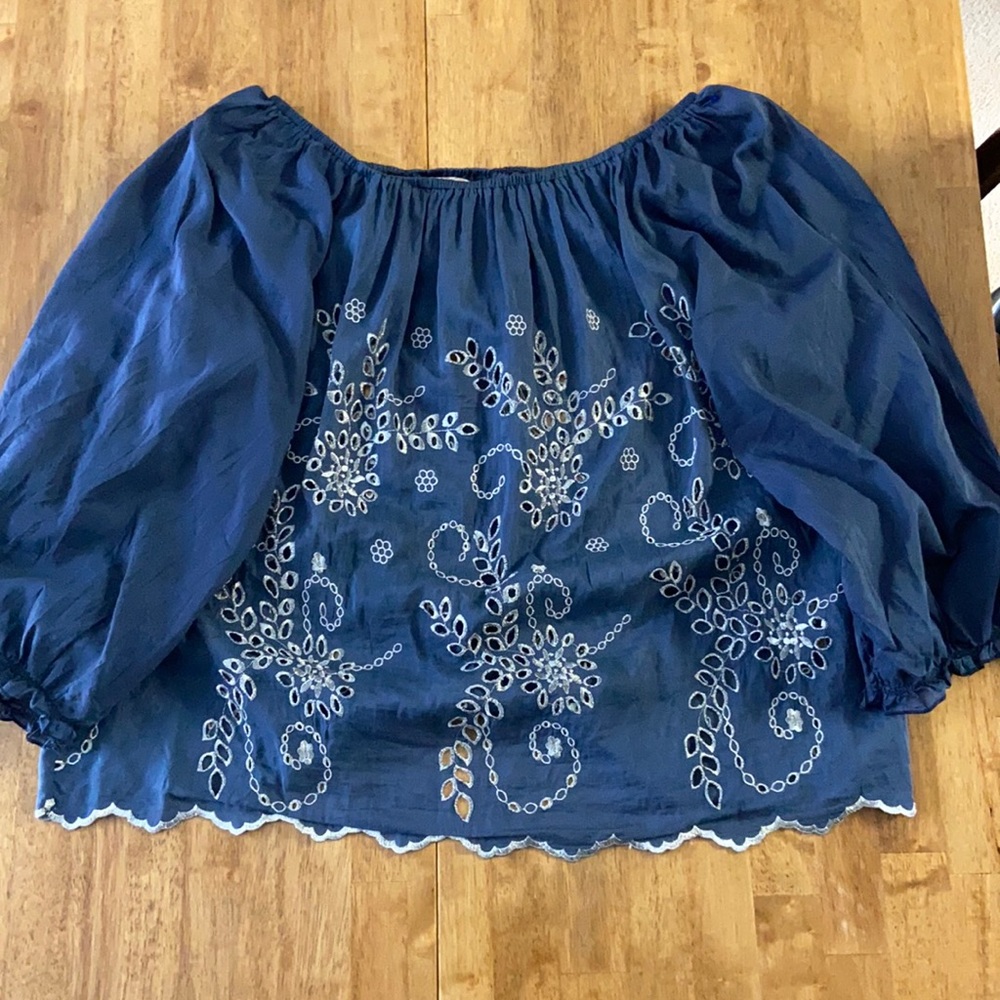 Off the shoulder shirt